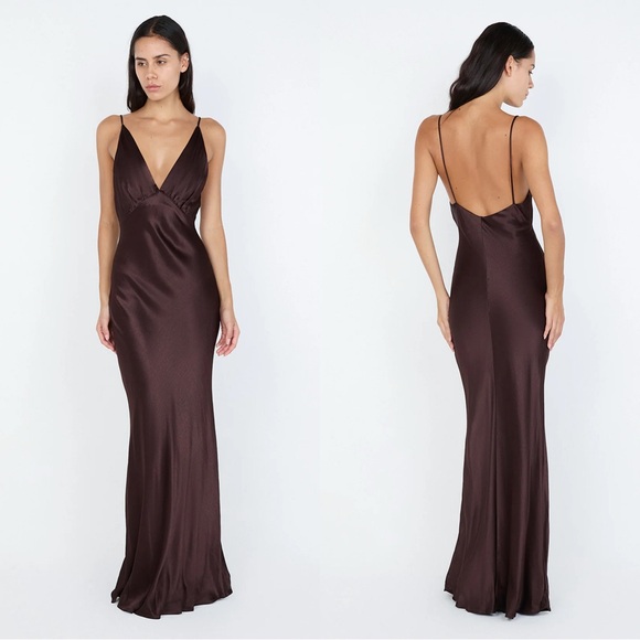 Bec & Bridge Dresses & Skirts - Bec + Bridge Moon Dance Maxi Dress in Dark Chocolate